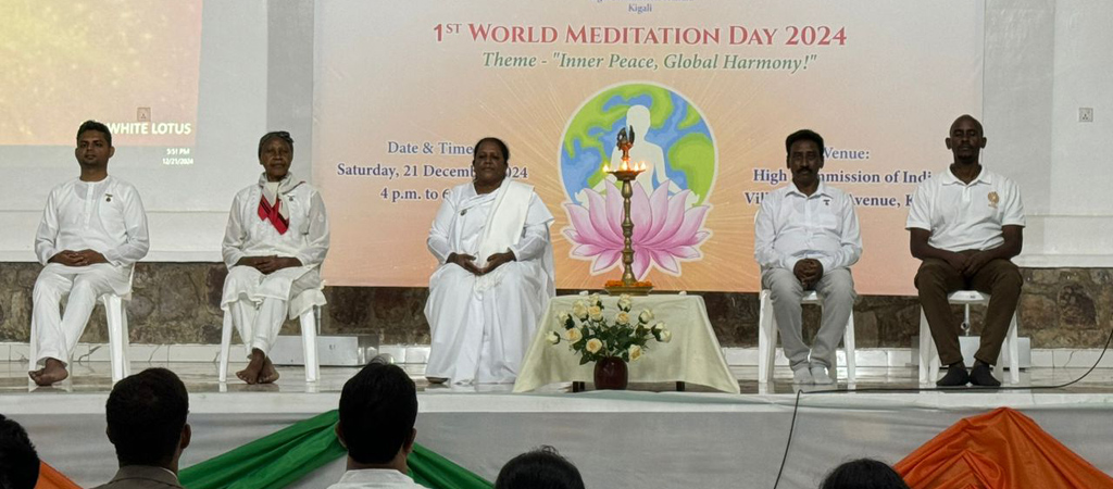 Celebration of the first World Meditation Day