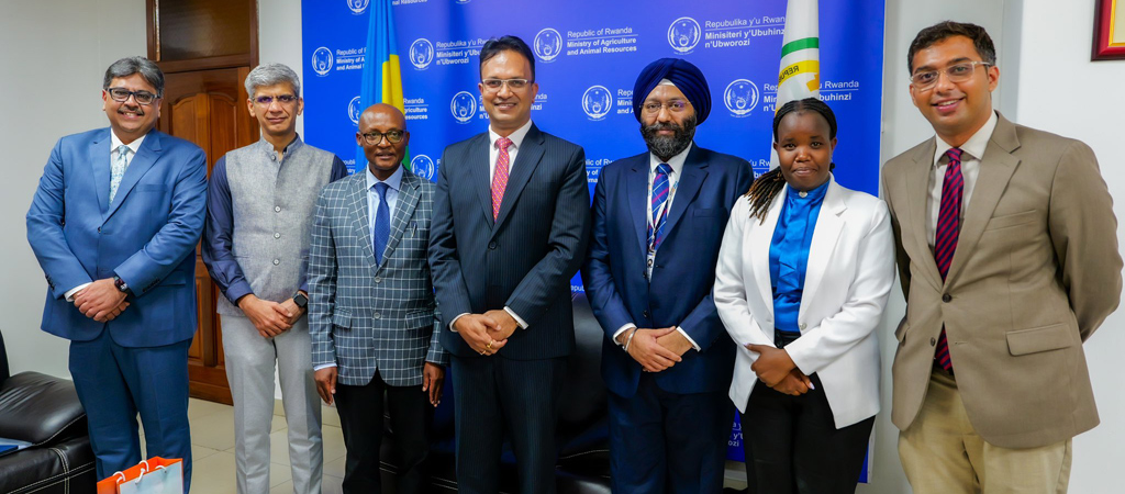 Delegation led by the High Commissioner met H.E. Mr. Mark Cyubahiro Bagabe, Minister of Agriculture and Animal Resources of Rwanda