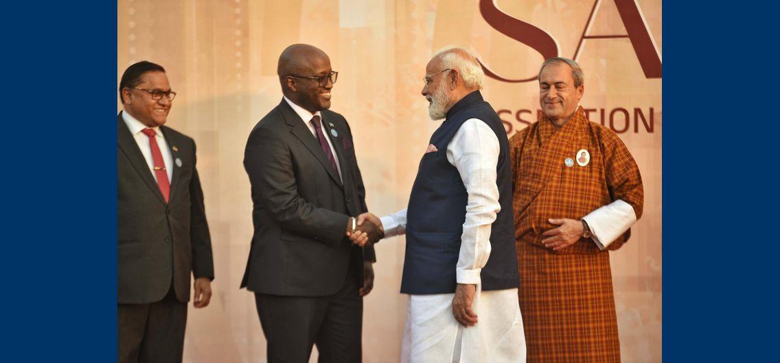 Rwandan Foreign Minister Olivier J. Nduhungirehe during his visit to India, March 2026