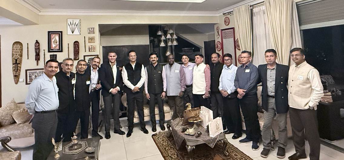 High Commissioner with the National Defence College delegation